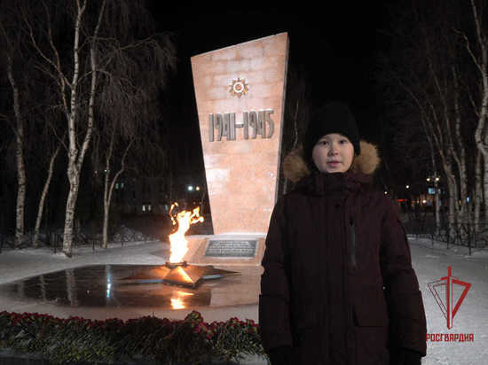 Школьница из Нарьян-Мара спела о Победе для участников спецоперации