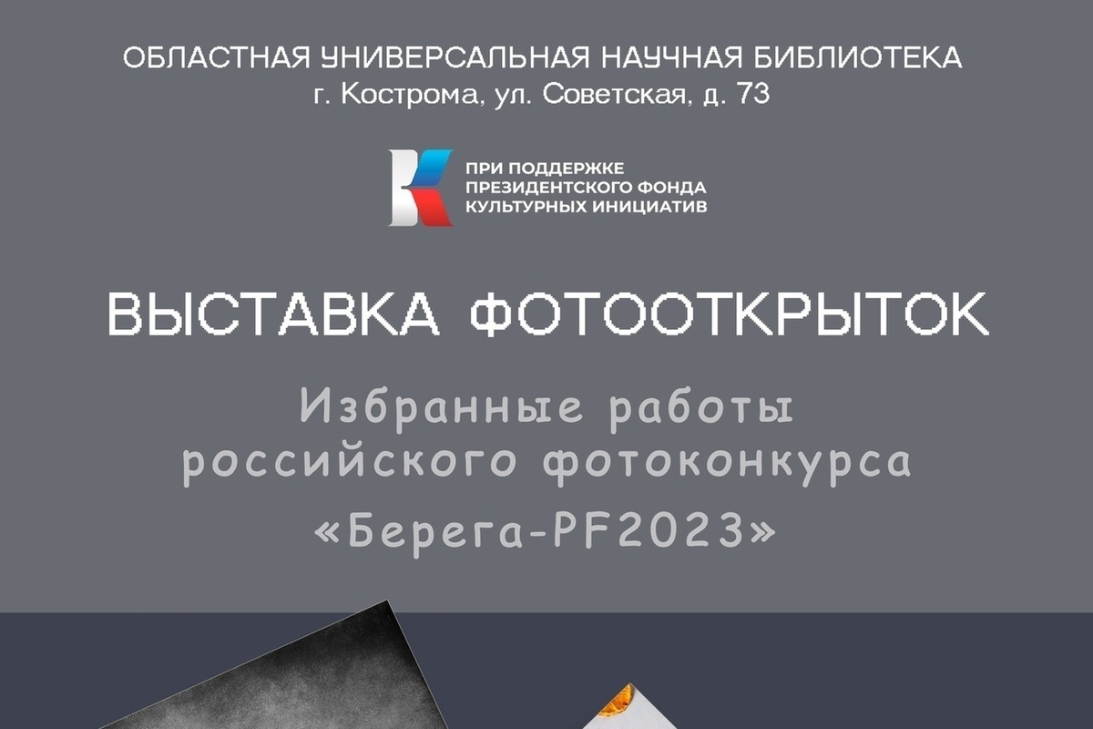 В Костромской областной библиотеке откроется выставка новогодних фотооткрыток «Берега-PF22»