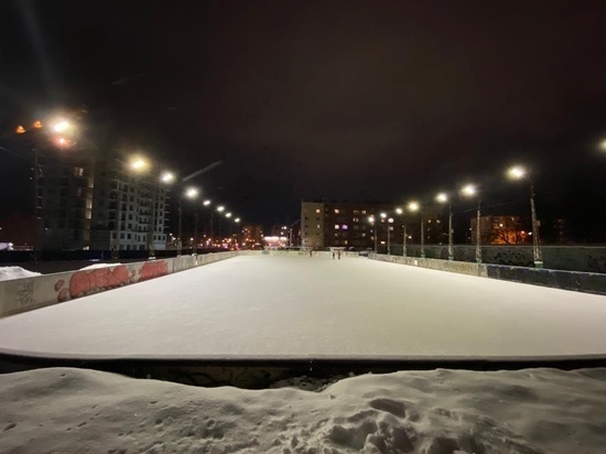 На стадионе «Вега» в Петрозаводске стало светлее