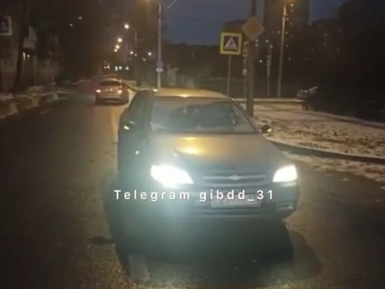 В Белгороде водитель «Шевроле» сбил 70-летнюю женщину на переходе