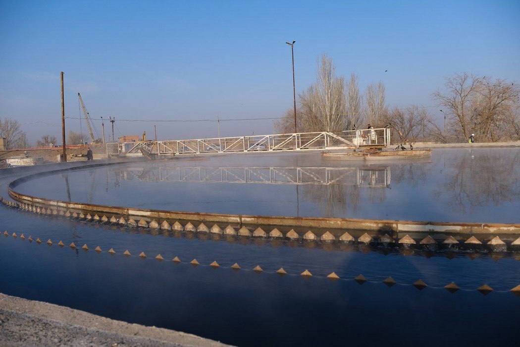 Большой фоторепортаж с реконструкции северных очистных сооружений в Астрахани 