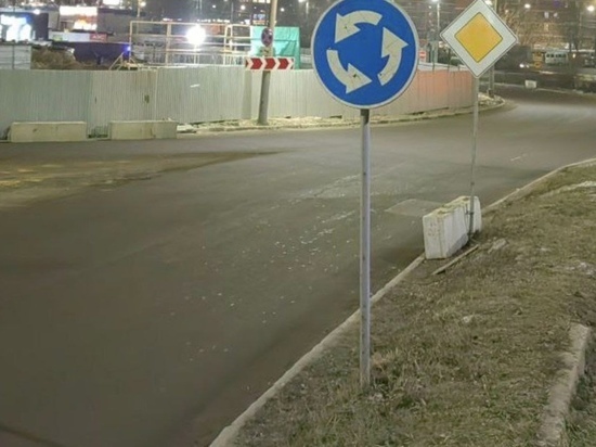 На кругу в районе улицы Мосина и Павшинского моста в Туле изменена схема движения