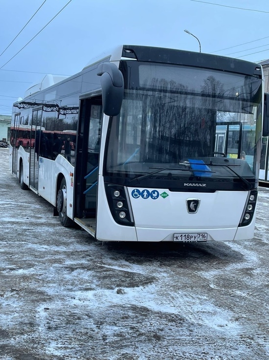 В Калуге взятый на тестирование автобус от "КАМАЗа" пустят по маршруту 29