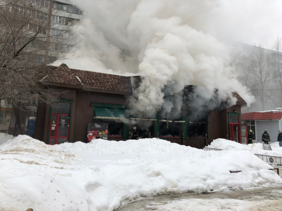 Ресторан сгорел в Одинцовском городском округе