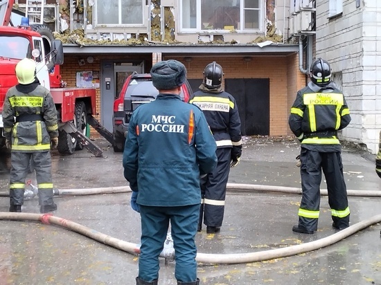 В Новосибирске произошел пожар в цехе по производству металлических изделий