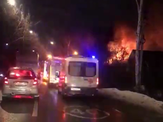 Три человека стали жертвами пожара в деревне Давыдково поселения Марушкинское (Новая Москва)