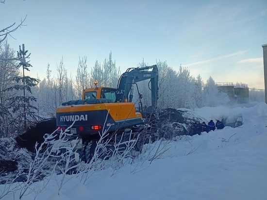 Из-за аварии поселок Заполярья остался без отопления