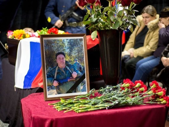 На Сахалине простились с погибшим на Украине военнослужащим