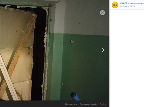 Жильцы дома в Ловозере замерзают из-за заброшенной квартиры