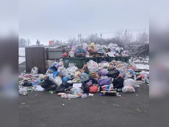 В Ростове посреди двора жилого дома в Суворовском появилась свалка
