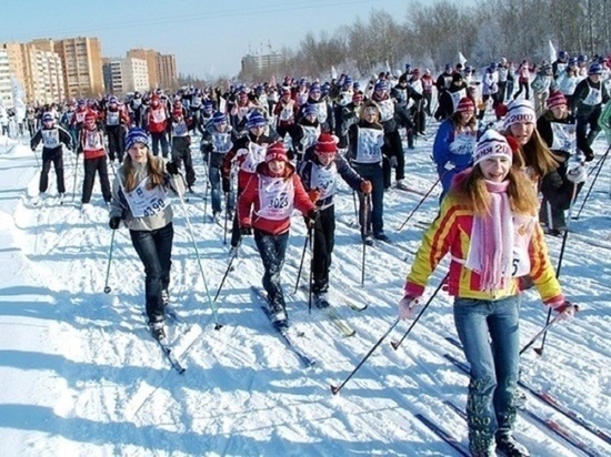В Калуге перенесли «Лыжню России» из-за снега