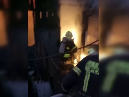 Пожар в жилом доме в селе Агро-Пустынь под Рязанью тушили 18 человек