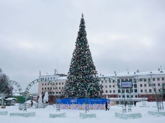 В Кирове вскоре демонтируют новогодний городок на Театральной площади