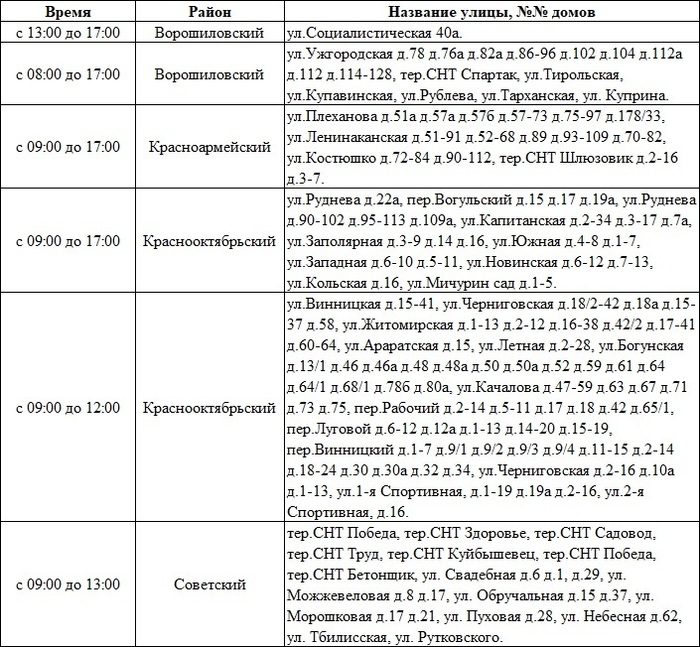 Жителей 30 улиц города Воронежа проинформировали об отключений света 12 декабря