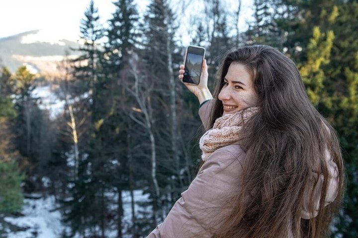Фото Селфи На Природе
