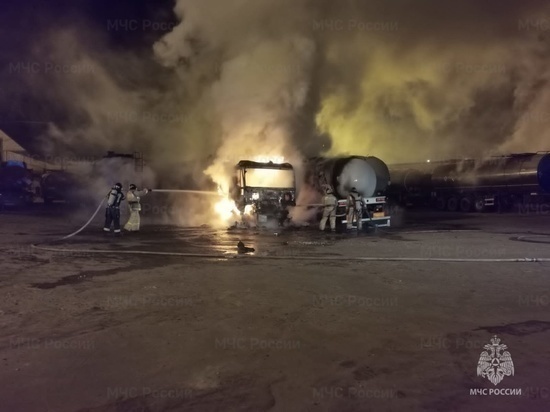 В Орловской области вычислили поджигателя тягача с битумной бочкой