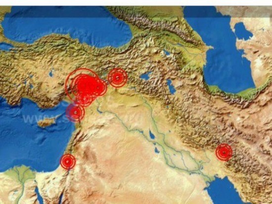 Сейсмолог из Нидерландов Фрэнк Хугербитс, ранее спрогнозировавший смертоносное землетрясение в Турции, сообщил в своем микроблоге в Твиттере о смещении всего ближневосточного региона