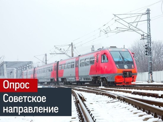 Пассажиры выберут время отправления электрички из Советска