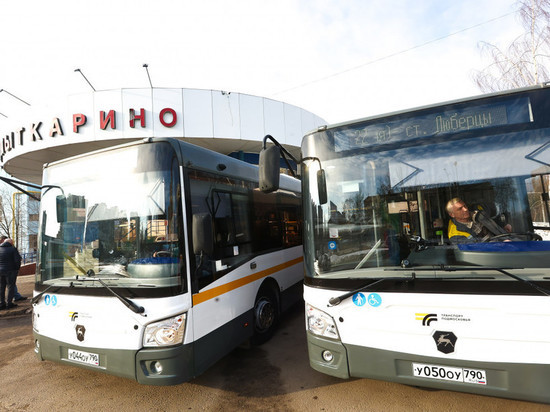 Андрей Воробьев передал Лыткарино пять новых автобусов