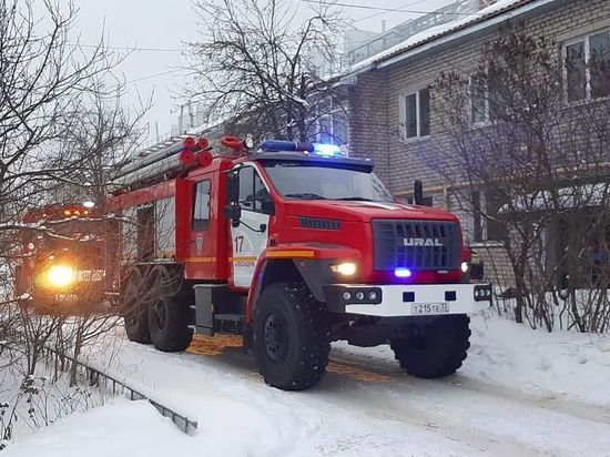 На пожаре в Александрове погиб мужчина