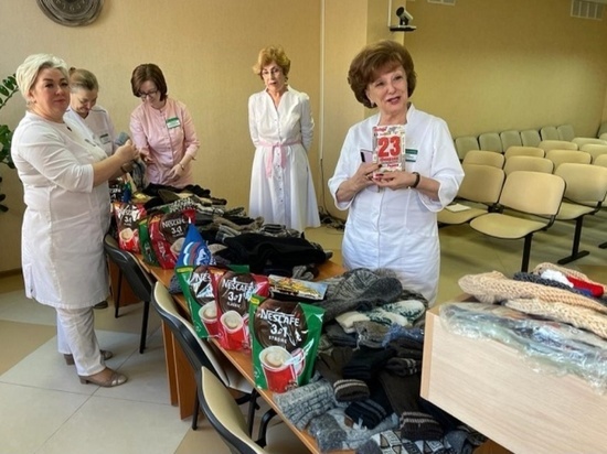 Медики тамбовской детской поликлиники имени В. Коваля стали участниками акции «Тепло для героя»