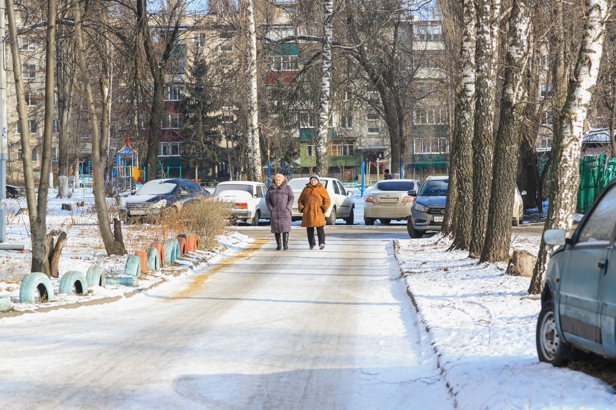 Снег в липецке