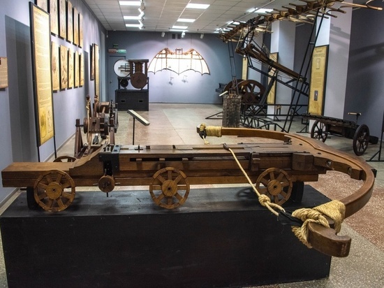 Макеты изобретений Леонардо да Винчи представлены в картинной галерее Балашихи
