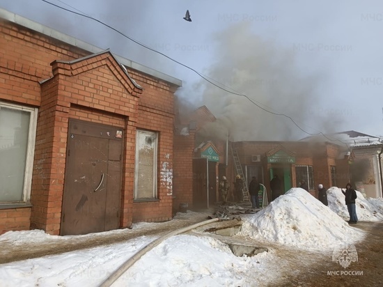 В Александрове горело городское кафе