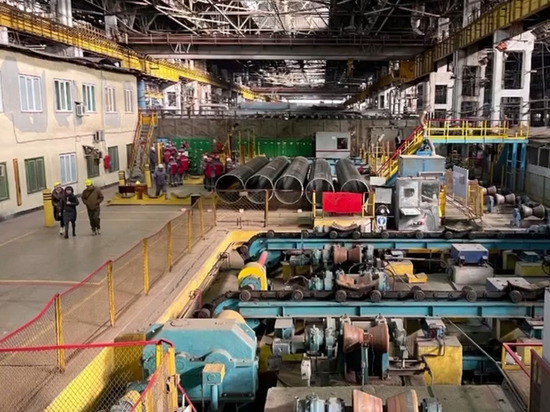 Харцызский завод выпустил финальные погонные метры трубы для водовода "Дон-Северский Донец"