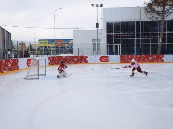 Зимняя акция «Выходи играть в хоккей» состоялась в Серпухове