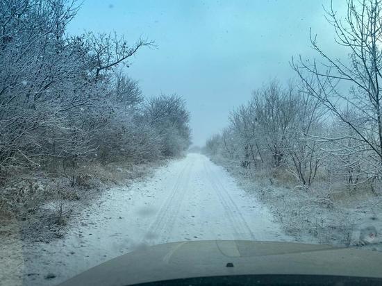 На Дону объявили штормовое предупреждение из-за сильного снегопада