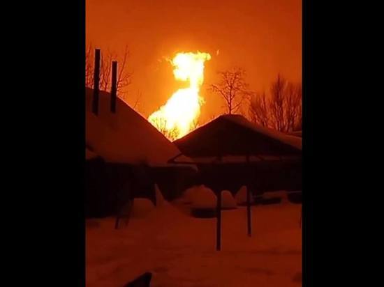 Взрыв произошел на газопроводе в Ярославской области