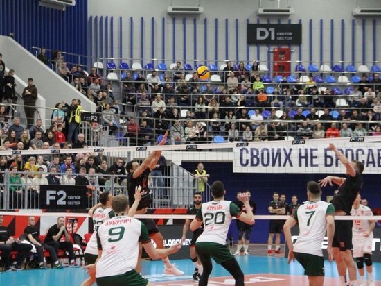 Белгородские волейболисты проиграли в Туле