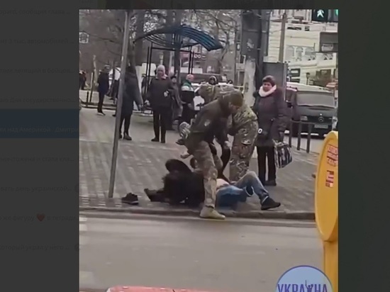 Опубликовано видео насильной мобилизации жителя Одессы украинскими военными