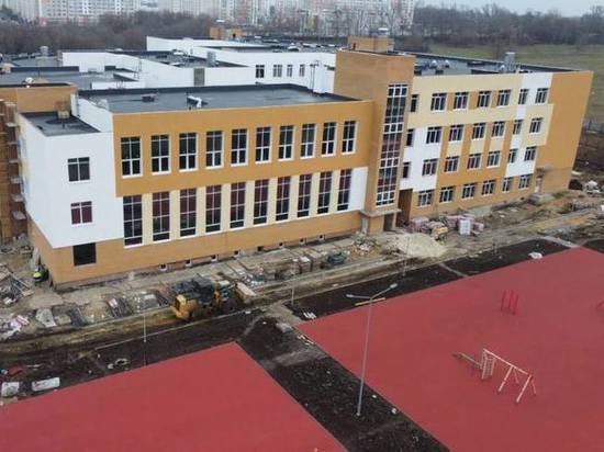 В Орле выполнили почти 70% работ по строительству школы на улице Зеленина