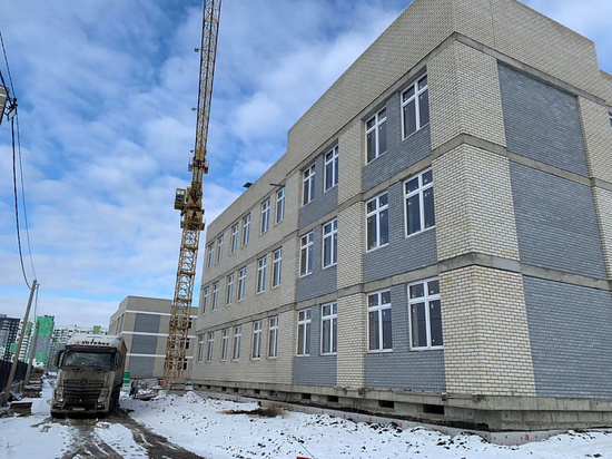 В Восточно-Кругликовском жилом районе Краснодара более чем на 70% готова новая большая школа