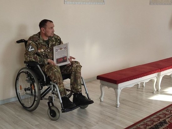 Добровольцу из Борзи вручили орден Мужества за участие в СВО