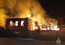 В деревне Бурга Маловишерского района 15 февраля случился пожар в частном жилом доме
