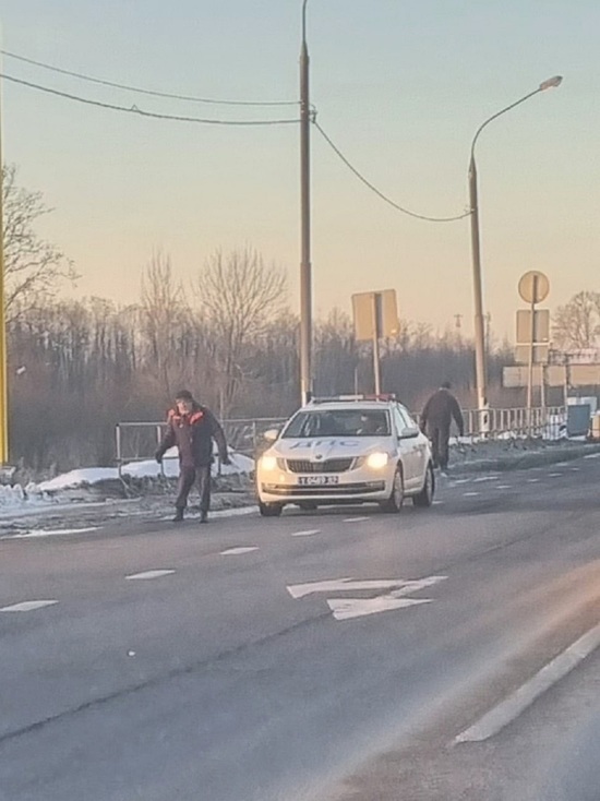 В Тверской области из-за мужчины перекрыли шоссе