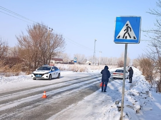 В Саяногорске сбили девочку, переходившую дорогу