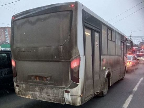 Жители Тулы пожаловались на грязный общественный транспорт