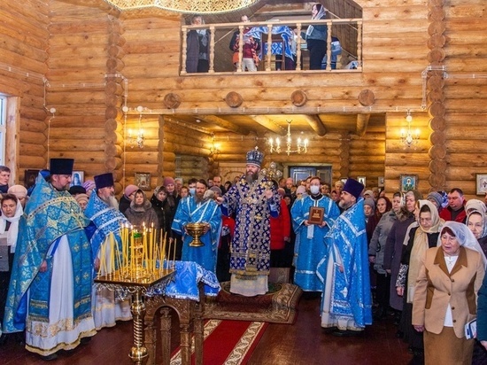 В Тамбовской области освятили храм в селе Красносвободное
