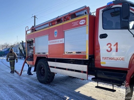 В белгородском поселке Волоконовке в пожаре погиб человек