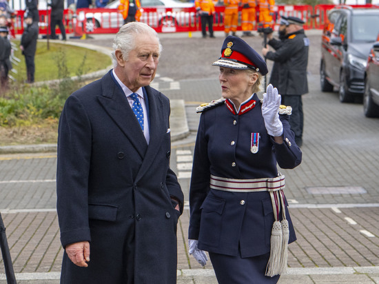 Карл III посетил тренировку украинских военных в Британии