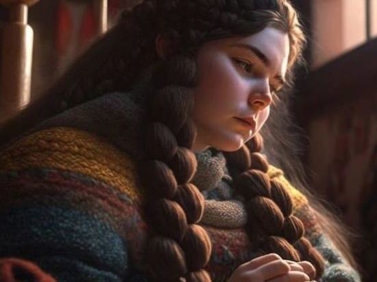 Искусственный интеллект изобразил Рассказово в виде девушки с косами