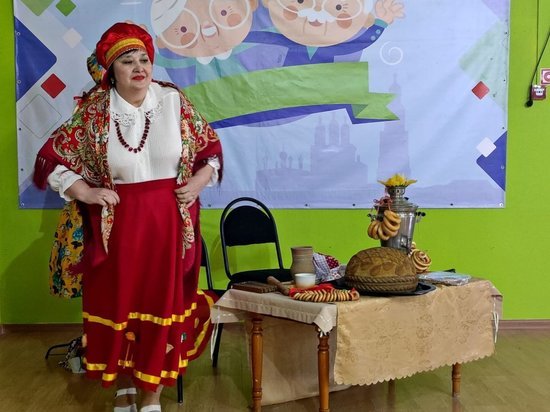 Астраханские пенсионеры встретили Масленицу