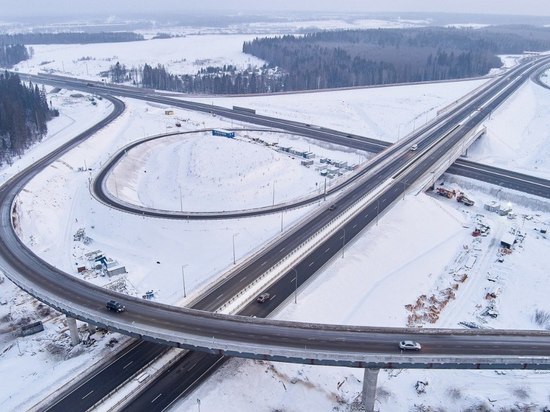 Новый съезд на ЦКАД открылся на трассе М-11 «Нева» со стороны Санкт-Петербурга