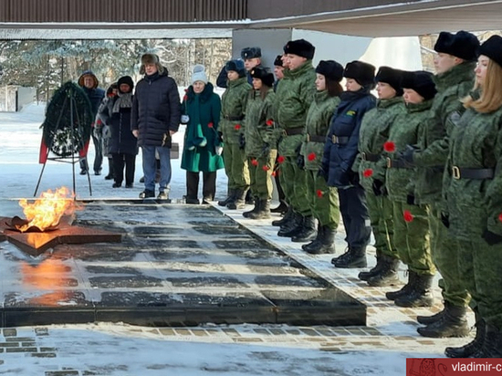 На Князь-Владимирском кладбище прошло мероприятие в честь 23 февраля
