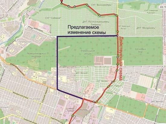 В Ростове предложили изменить схему движения маршрута автобуса №28