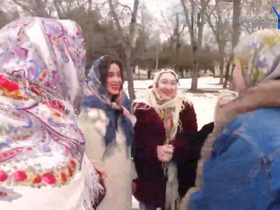 Девушки Невинномысска записали видеопоздравление ко Дню защитника Отечества